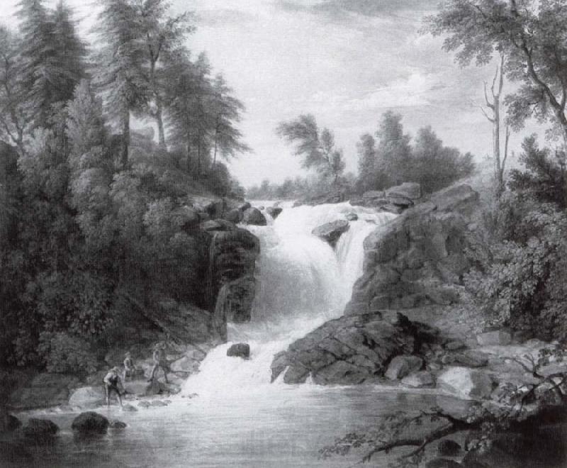 Asher Brown Durand Boonton Falls,New Jersey France oil painting art